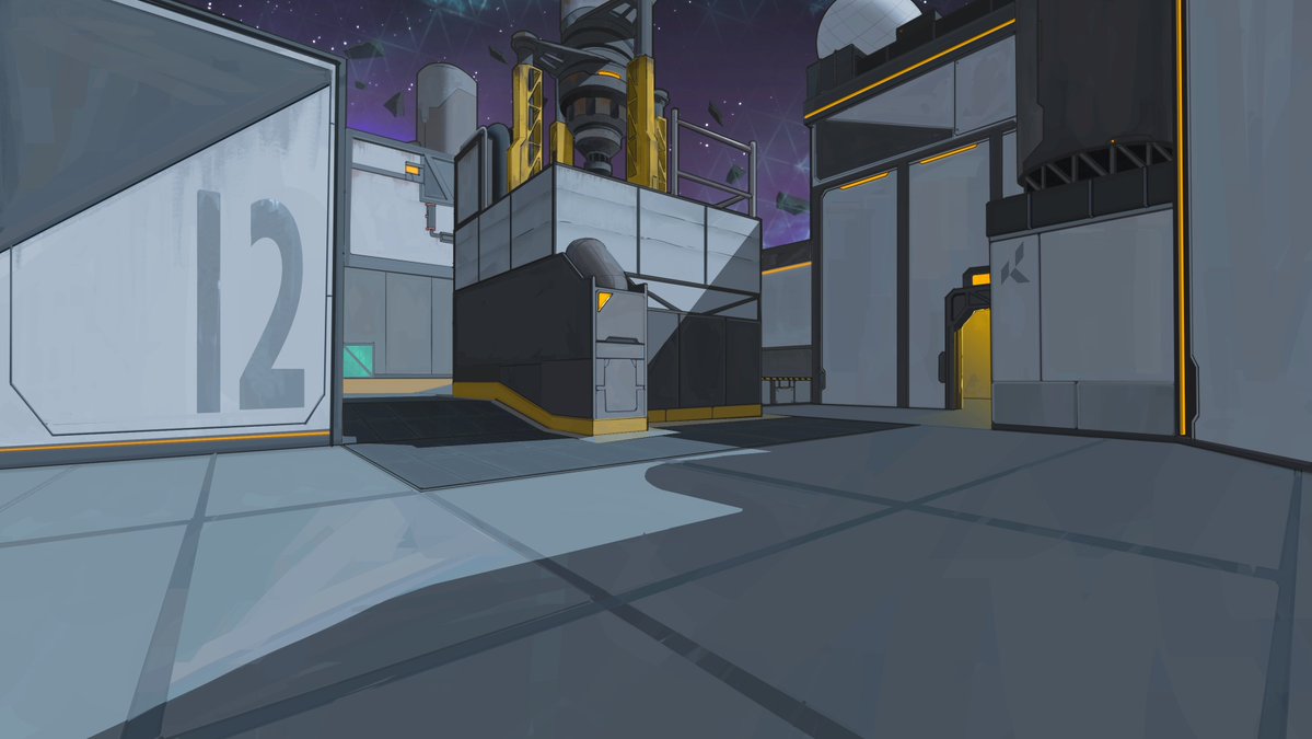 Marco_Venitucci's tweet image. While Chamber was causing Fracture would it be possible that the Everett-Linde had a reserve plan in orbit???
Full project breakdown available on ArtStation:
artstation.com/artwork/6L4gq5

#ConceptArt #EnvironmentArt #VisualDevelopment #Valorant #GameArt #WorldBuilding #RiotGames