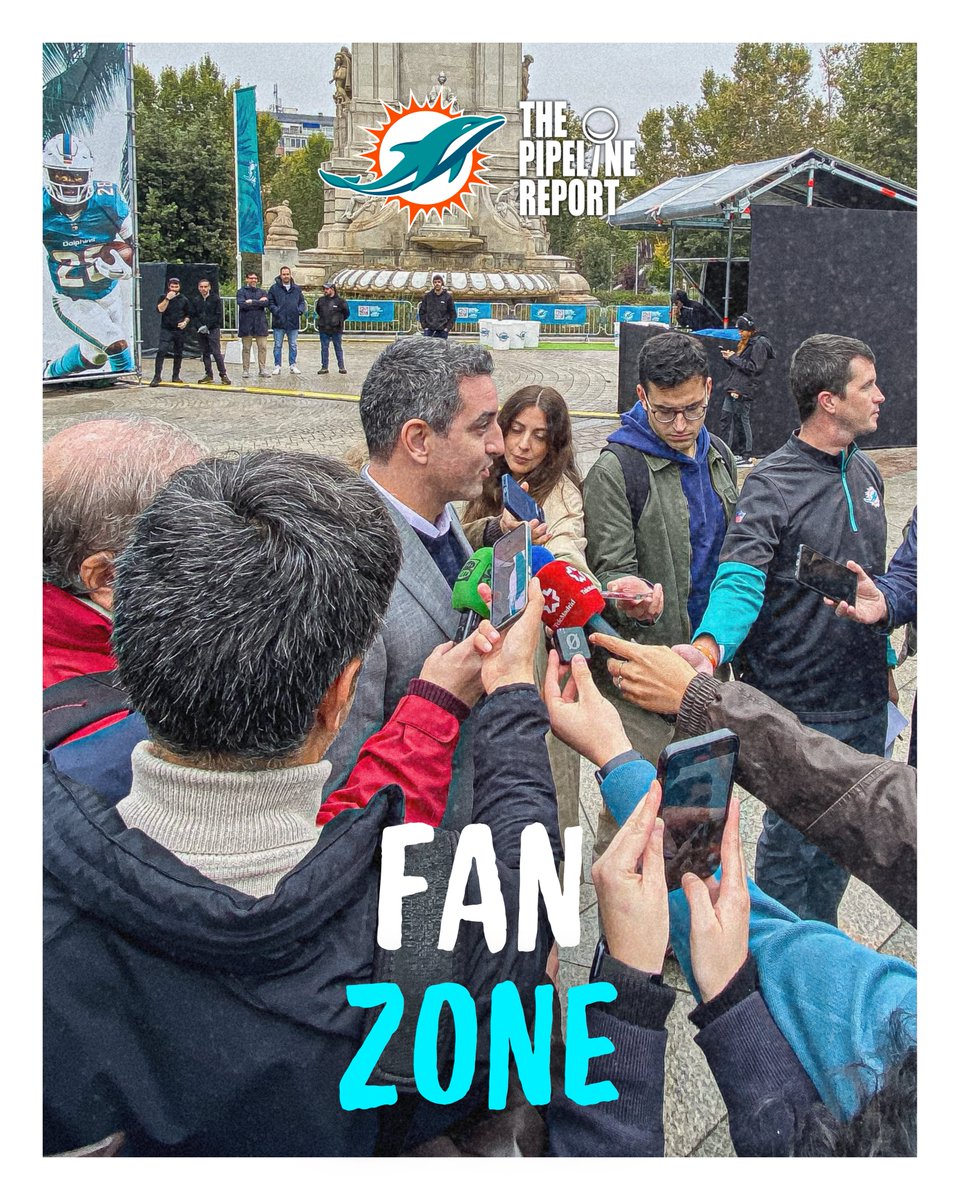Hoy he estado en la inauguración de la Fan Zone de los Miami Dolphins en plena Plaza de España. 

Allí nos ha recibido Felipe Formiga, Vice President of International Development, y ha sido claro desde el principio.

Lo que está pasando en Madrid no es algo puntual.

[Hilo]