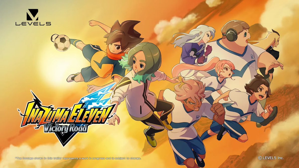 - 5400+ Players
- Create your own Avatar
- A brand new Story Mode
- Relive every match in the series
- Online multiplayer &amp; tournaments
- Post-launch support, updates &amp; DLC

Can't believe I'm saying this. 
INAZUMA ELEVEN: Victory Road is finally OUT NOW on all platforms!! ⚡️