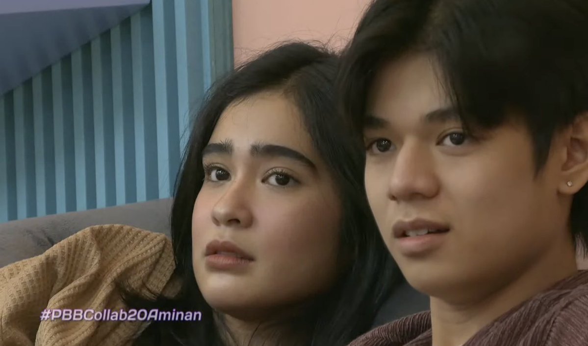 PBBabscbn's tweet image. It&apos;s giving... tension! 😬

#PBBCollab20Aminan