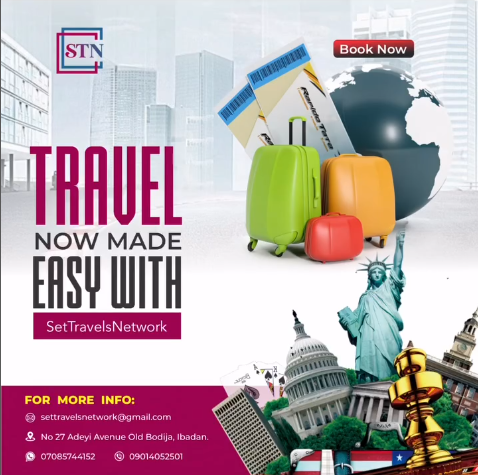 _SetTravels's tweet photo. Travel now made easy with us ✈️✈️

DM us to get started or mail:
settravelsnetwork@gmail.com
WhatsApp:https://t.co/V8eMGFVi3o
to get started.
#fyp #travel #travelagencyinibadan #settravelsnetwork #travelagency https://t.co/ueoXasZMmz