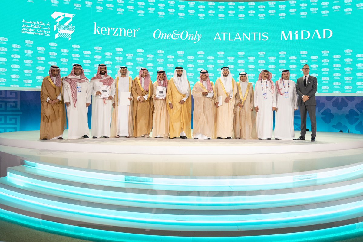 In the presence of H.E. Minister of Tourism <a href="/AhmedAlKhateeb/">Ahmed Al Khateeb أحمد الخطيب</a> and Chairman of the Board of Directors of Kerzner International H.E. Mohammed Ibrahim Al Shaibani, Jeddah Central Development Company announced a new partnership with Midad Real Estate to develop the Atlantis and