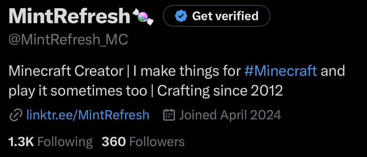 MintRefresh_MC's tweet image. 360 no optifine zoom. Thanks for the support everyone!

#MinecraftCreator