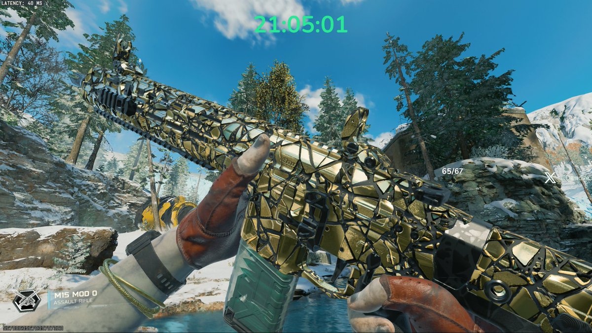 Demoize_'s tweet image. FIRST GOLD GUN IN THE WORLD #BlackOps7