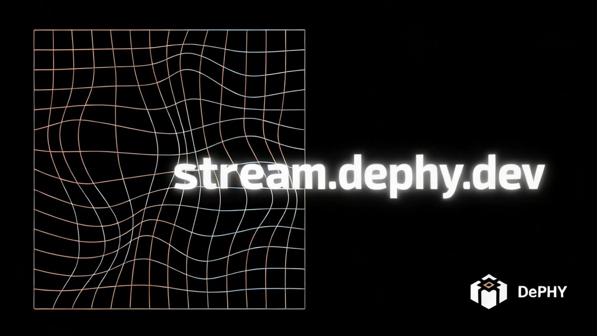 dephynetwork's tweet photo. DePHY Stream Preview Launch!

We now offer a developer-focused preview kit (https://t.co/3m7zwcxFvb) to empower all the builders. 

#DePHYStream will enable and enhance Multi-Agent on-chain collaboration.

A core challenge for Multi-Agent systems in Web3 & dApps is enabling on/off-chain smart Agents to:

1️⃣ Access reliable, secure, and trusted real-time data.

2���⃣ Make decisions based on this data and execute on-chain operations.

DePHY Stream directly addresses the first challenge, paving the way for the second.

#DePHYStream #DePIN #Web3 #MultiAgent #OnChain #AI #x402 #erc8004