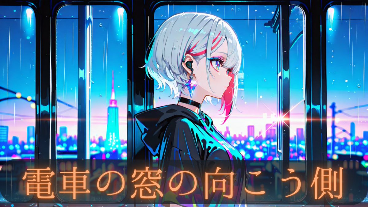 新曲上がりました！ タイトル：電車の窓の向こう側 見知らぬ人の感情が