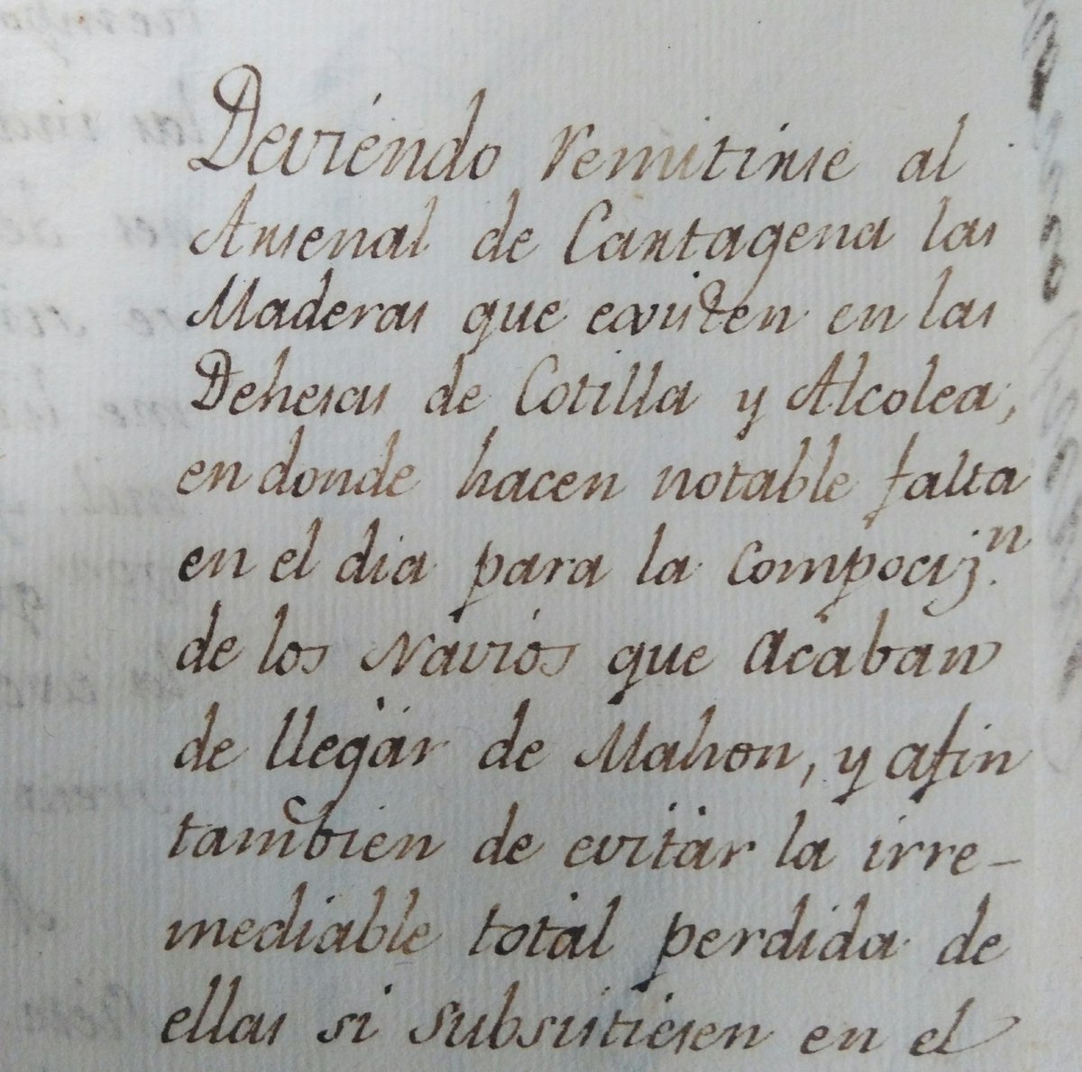 Para la Armada española, la madera de los árboles de los montes de Cuenca fue importantísima: fueron conducidos por ríos y en carretas hasta el Arsenal de Cartagena.