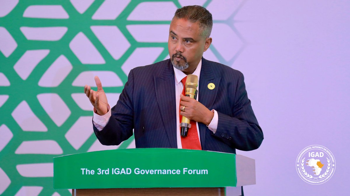 IGADPeace's tweet photo. 📢 It’s a wrap!
📍 13 November 2025| Addis Ababa, Ethiopia
3rd IGAD Governance Forum: Closing Session.

The 3rd IGAD Governance Forum concludes after two days of dynamic dialogue, shared expertise, and a united commitment to strengthening democratic institutions across the IGAD region.

In his closing remarks, the Director, Commander @AbebeMuluneh highlighted that, “Strengthening democratic institutions is essential for ensuring peace and security, because they promote good governance, accountability, and the rule of law—key pillars that prevent conflict and build resilient societies.”
From parliaments and judiciaries to media, civic actors, youth, and oversight bodies, participants conveyed a clear message that inclusive and accountable institutions are the backbone of stability.

Deep appreciation to the Government of Sweden 🇸🇪 for supporting this important initiative, as well as all moderators, panellists, and participants for their valuable contributions.

#IGAD #3rdIGF #IGAD4Peace #IGADGovernanceForum #IGADPeace #Peace #Sweden #Governance #Democracy #PeaceAndSecurity