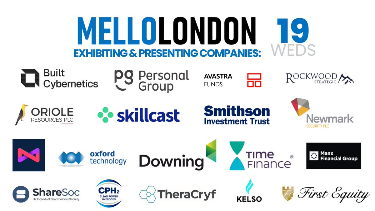 MelloEventsUK's tweet photo. Less than 5 days to go until #MELLOLONDON! Tickets are on final release - secure your ticket to the UK's premier investor event today! Full schedule available on our website. Use code MLondonX25 for 25% off https://t.co/T6vIprgXop