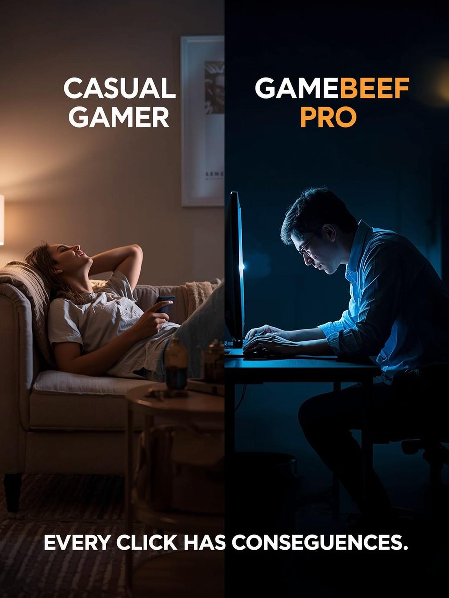 BetGameBeef's tweet image. Hardcore Mode isn’t for everyone — it’s for the ones who dare to risk it all.
Play bold. Win bigger. 💥
#GameBeef #HardcoreMode #Esports