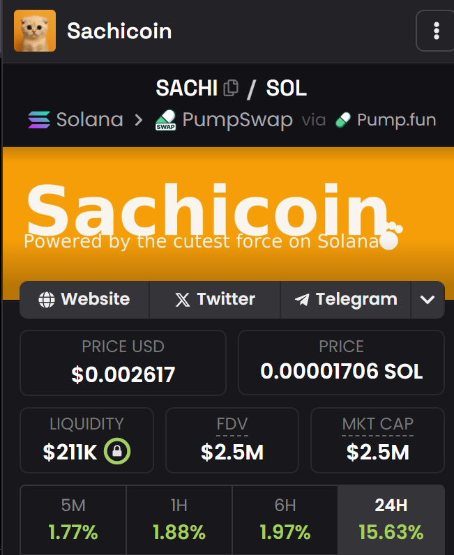 100xShaman's tweet photo. What if I tell you $SACHI has a better community than any $50M MC project on SOL right now? https://t.co/pdz0sk9CTe