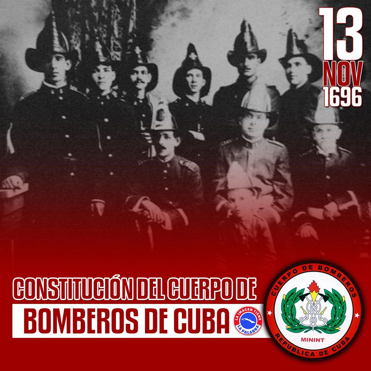 CubaCivil's tweet photo. "Muchas Felicidades al Cuerpo de Bomberos de #Cuba en su aniversario 329. Gracias por su valor y entrega al servicio del pueblo."  Su coraje y compromiso nos inspiran y nos recuerdan que la solidaridad y el sacrificio son la base de nuestra sociedad. ¡Feliz aniversario!" https://t.co/fJIs95gIHT
