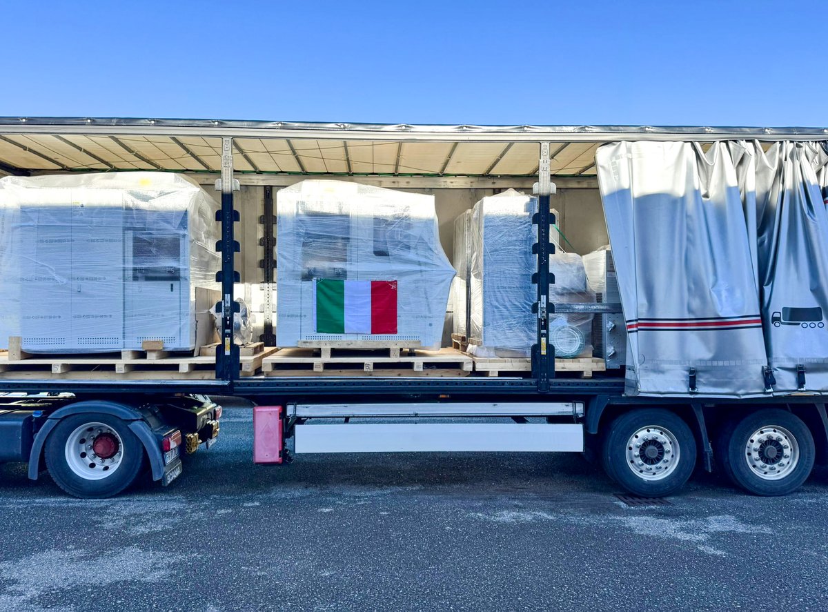 Tapematic's tweet photo. Farewell to the last Tapematic PST Line I, a journey that began in 2010.
Its final home? A loyal, long-standing customer in Italy  marking a symbolic return to its roots.
#tapematic #madeinitaly #pstline #italy #uvvarnishgequipment #uvspraycoating #inlinedecorationsystem https://t.co/yvOYYSeZWJ