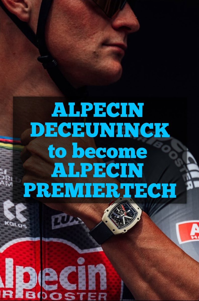 lucasaganronald's tweet image. Big changes in the team of Mathieu van der Poel and Jasper Philipsen, as PremierTech sponsor will replace Deceuninck from the 2026 season.

PremierTech sponsor comes from the Israel PremierTech team of which the name for 2026 is still unknown, but the team should have the Swiss…