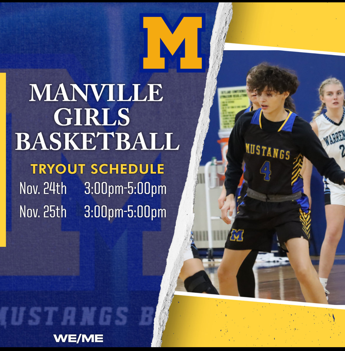 Tryouts are right around the corner! Time to get in the gym and lock in! #CONTROLYOUREARTH #handlehardbetter 💙🏀💛 <a href="/ManvilleAD1/">Manville Athletics</a>