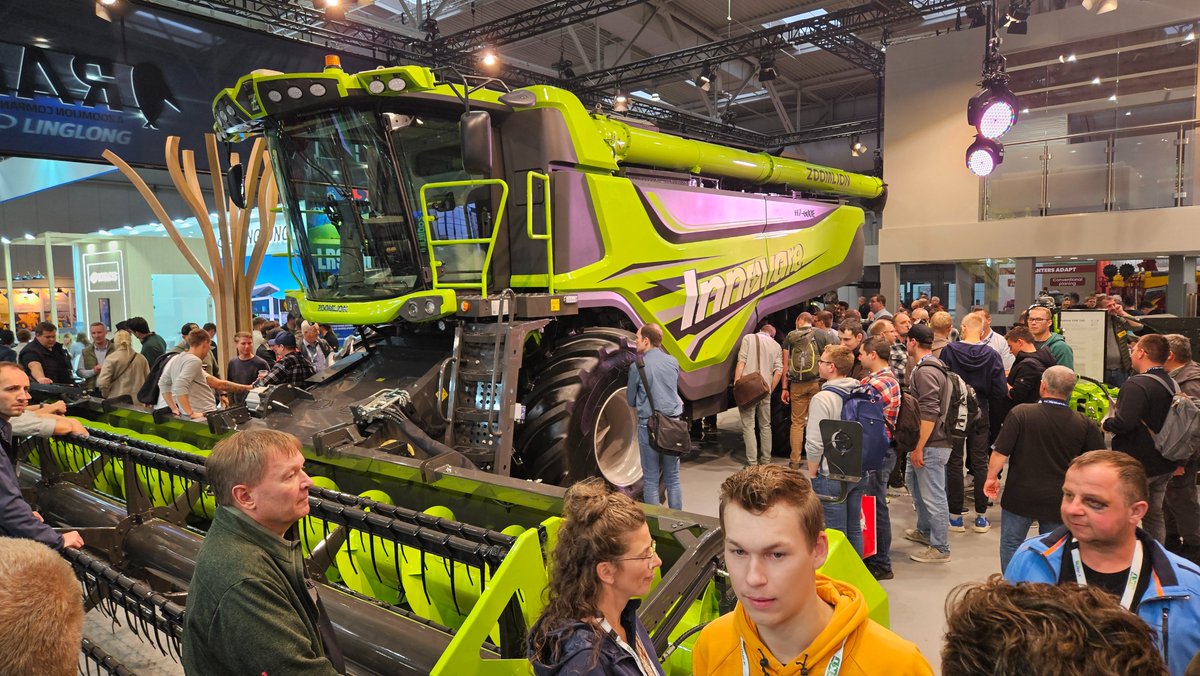 It's the most famous combine on social media!

<a href="/AGRITECHNICA/">AGRITECHNICA</a>