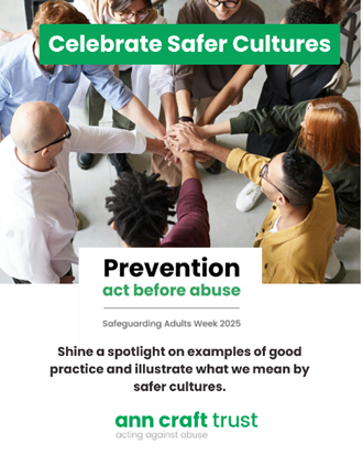 It’s the final day of #SafeguardingAdultsWeek
Today’s theme is Celebrate Safer Cultures.