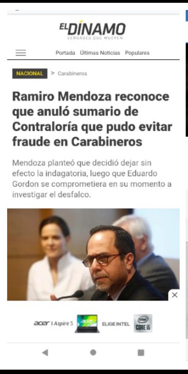 mdaza_abogado's tweet photo. Ramiro Mendoza reconoció que, como contralor en 2010, ordenó anular el sumario de la Contraloría General de la República que pudo haber evitado el millonario fraude en Carabineros, tras una cita con el entonces general director Eduardo Gordon. Hoy es pdte del Colegio de Abogados. https://t.co/isOhtu8FSz