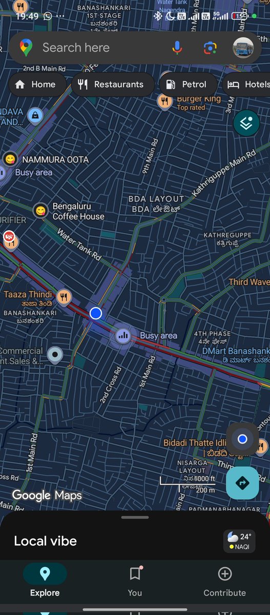 TheKannadiga_RF's tweet image. @blrcitytraffic what on the earth is going on in ORR?
Hosakerehalli Main road fully clogged. ORR fully clogged.

Pic is from Kathriguppe Signal. Jam towards Janatha Bazaar Signal. 

@Dhruvnk22 do you wanna blame the new flyover for this also?

@ChristinMP_