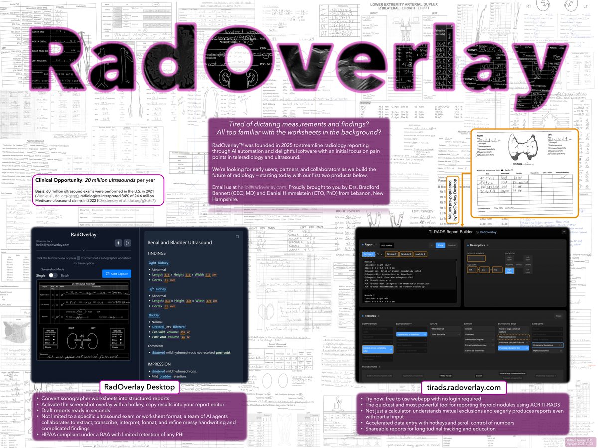 radoverlay's tweet photo. Great meeting everyone at the 2025 Northern New England MedTech Collaborative in Portland ME https://t.co/aaxjHF5sNb

Sneak peak of our poster below. https://t.co/GusAymEzS5