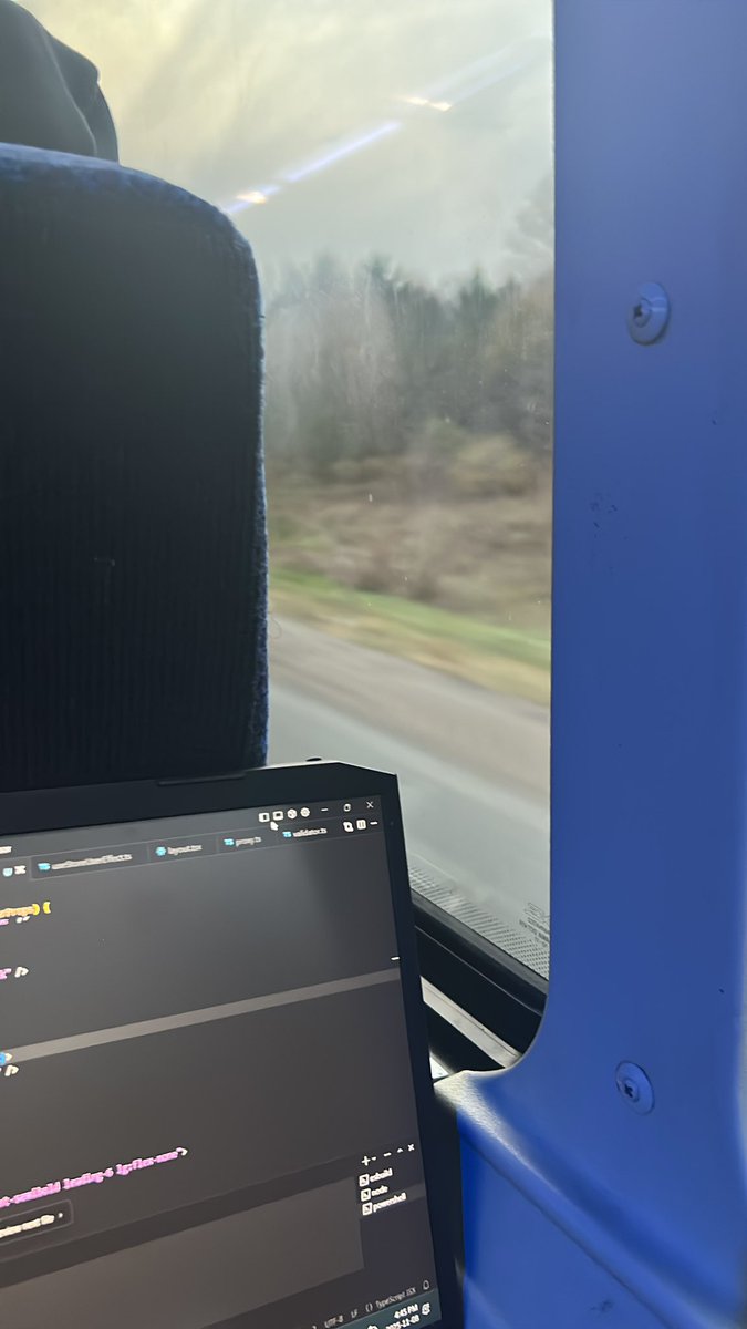 CodeWithSyed's tweet image. If you’re not shipping code on the bus to uni you’re ngmi