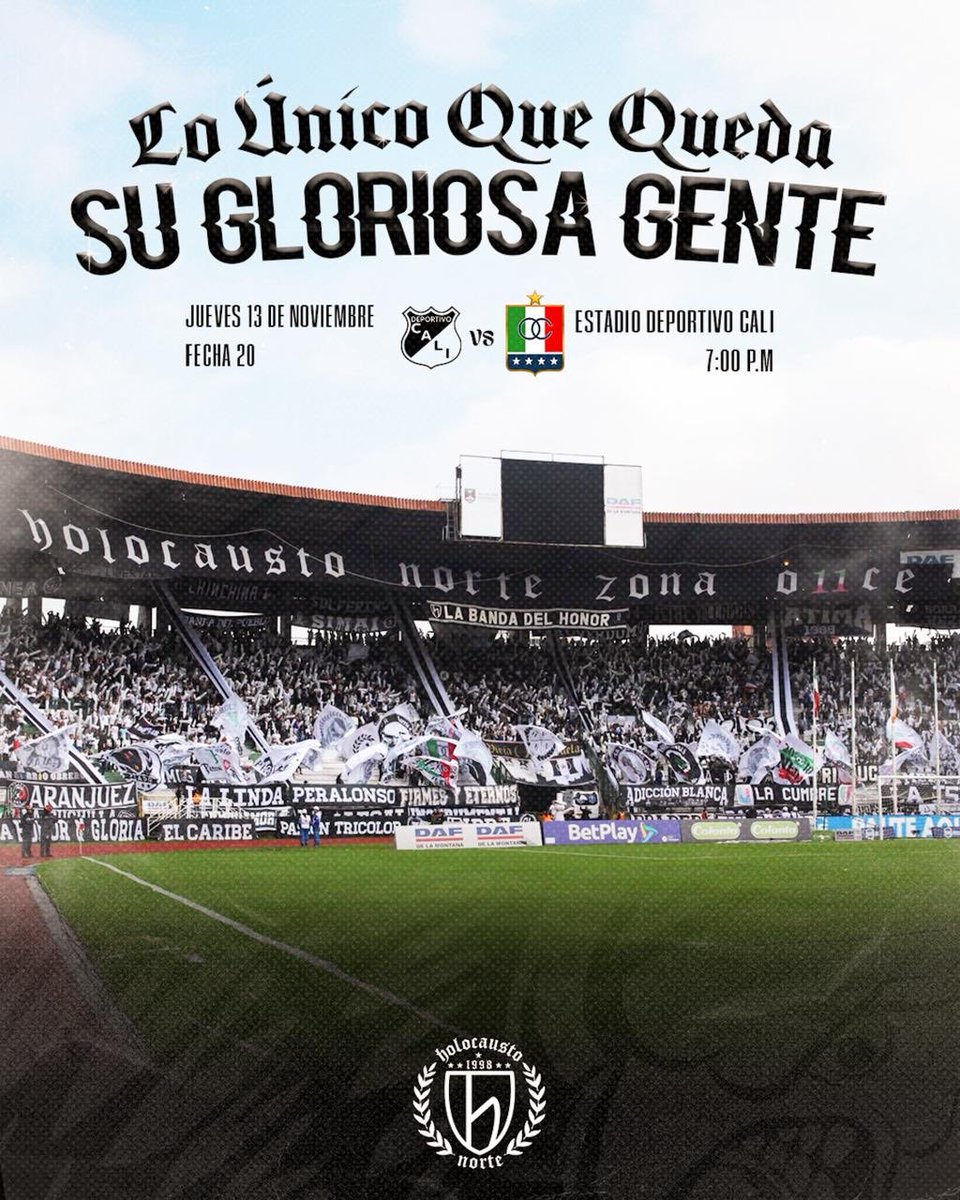 ¡Llegó el día!

Hoy juega el <a href="/oncecaldas/">🏆 Once Caldas ⭐️⭐️⭐️⭐️</a> y en Rozo vamos por la victoria para terminar el semestre #VamosOnce #ConElAlmaBlanca #MiVidaMiEquipo