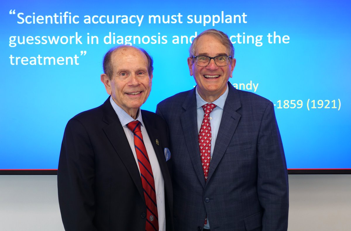 PennNSG's tweet photo. A fantastic lecture this morning by visiting professor Henry Brem, MD!

@HopkinsNsurg @StevenBremMD https://t.co/bFc7RrYMZA