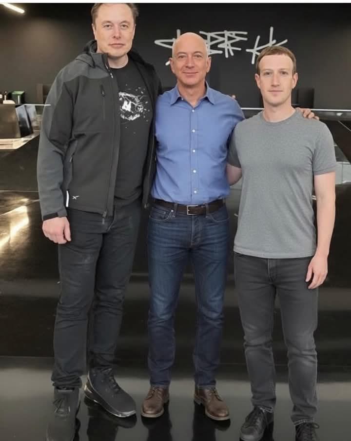 Be honest 

Which of these three would you like to meet?

A. Elon Musk
B. Jeff Bezoz
C. Mark Zuckerberg