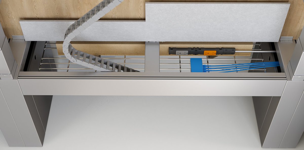 FORm_office was engineered around the movement of power and data, creating a seamless pathway for technology. Its raceway system simplifies installation, enables effortless reconfiguration, and supports every connection your workplace depends on.
hubs.li/Q03T0QB-0