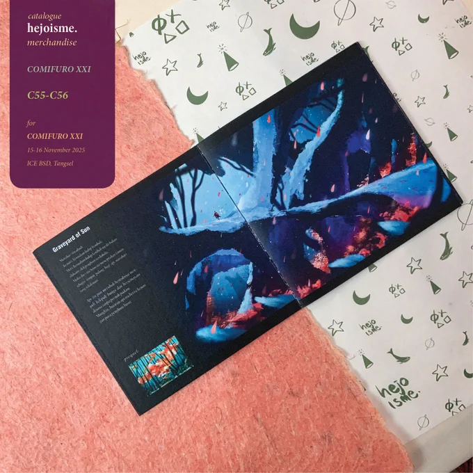 &amp; appreciated hejoisme. COMIFURO XXI Ready Stock CATALOGUE! First come, First served! Comifuro XXI Table C55-C56 [kagepi x hejoisme] 15-16 November '25 ICE BSD, Tangsel #CFXXI #COMIFURO21