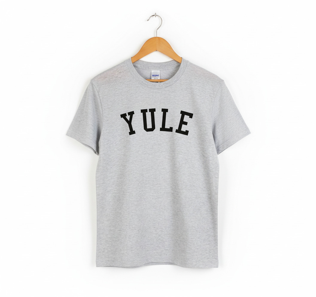 University style YULE T-Shirt. 🌲

#yule #Christmas #giftideas #yale #University #collegestyle #varsity #christmastshirts #festive #festivefolklore #alternative