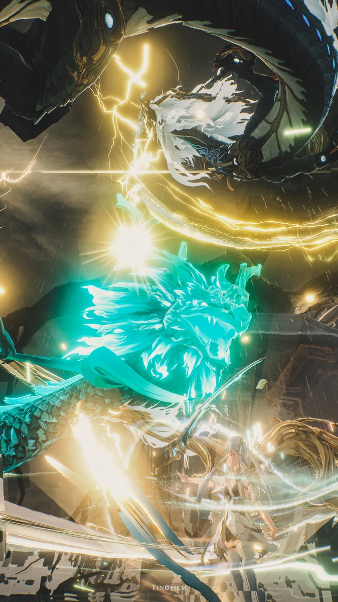 ボツにした写真、深夜だから供養する。
「龍の逆鱗」ってタイトルでカッコよく投稿したかったけど、エフェクトの歪みで今汐がオモロすぎてむりだった。