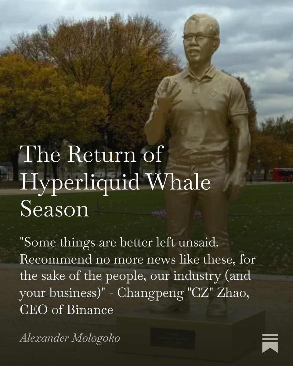 Who was behind the <a href="/HyperliquidX/">Hyperliquid</a> whale manipulations and 10/10 Crypto Crash, which triggered the largest liquidation cascade in history? Read my hypothesis in the latest blog post (link in comments).