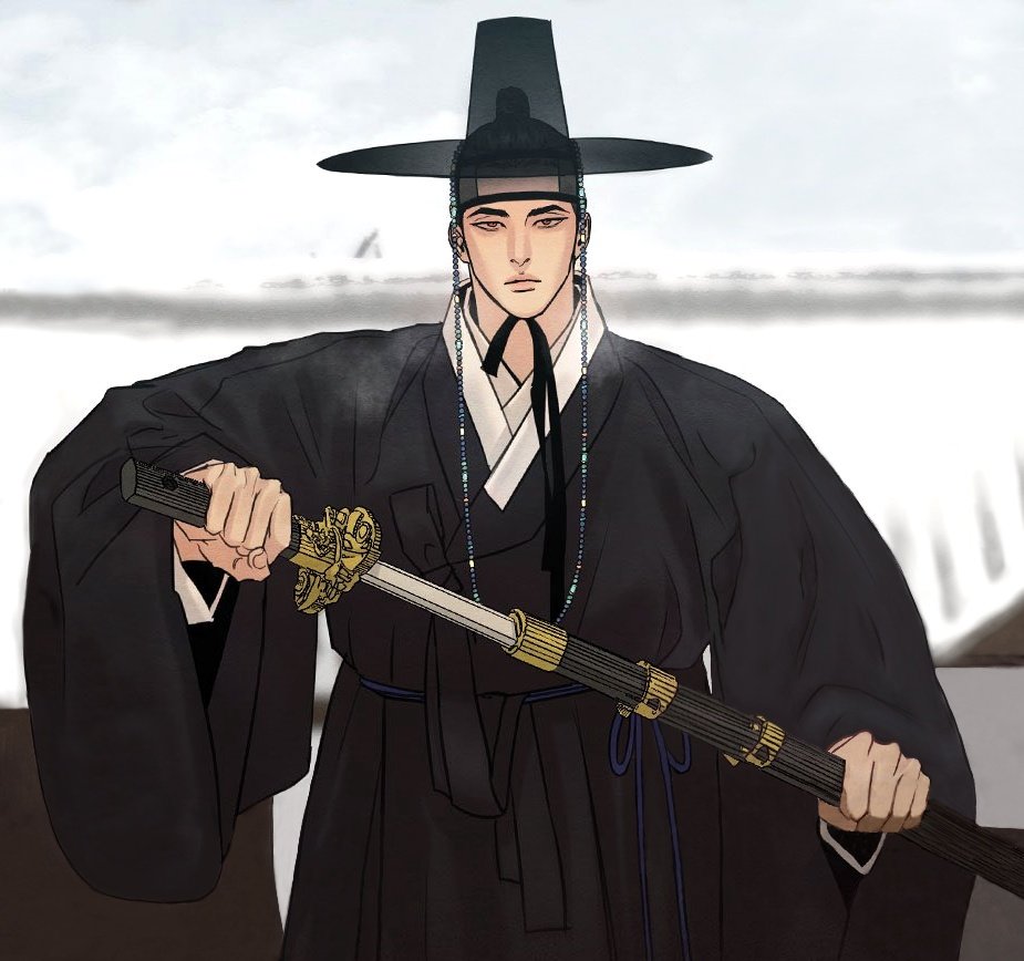 유~~명한 나리의 검은도포...
버건디 색상 다음으로 좋아하는 검은도포ㅜㅜ