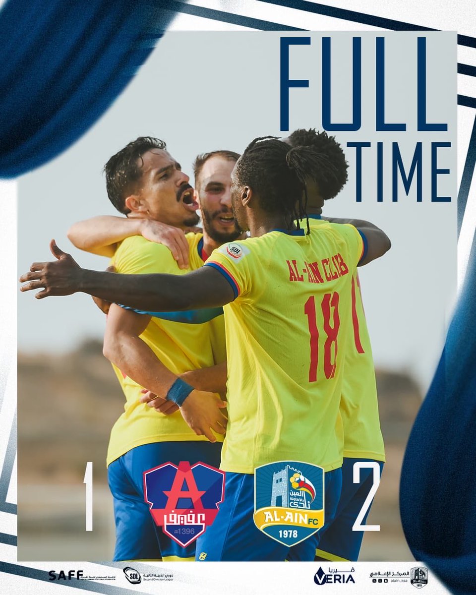 🔚 | نــهــايـة الـمـبـاراة

مبروووككك ياااعيناااوية😍💪

#العين 2✖️1 عفيف

#العين_عفيف | #دوري_الدرجة_الثانية | #SDL