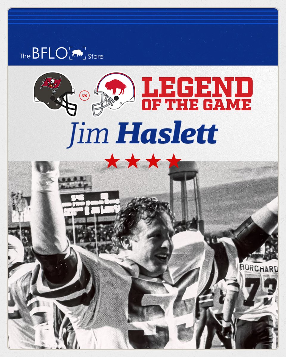 Jim Haslett will be back in Orchard Park on Sunday as our Legend of the Game!

Here's your chance to win a signed football and a $250 <a href="/thebflostore/">The BFLO Store</a> gift card: bufbills.co/48aAQrD