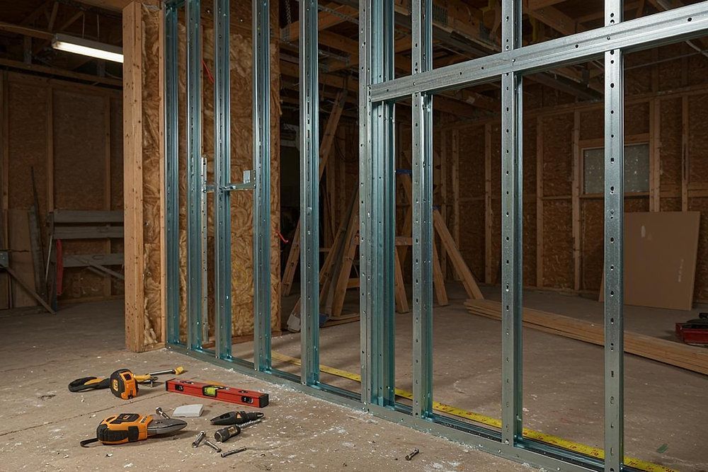 ypp_canada's tweet image. Ready to level up your DIY skills? Dive into our step-by-step guide on framing walls with cold-formed steel – it&apos;s lightweight, fire-resistant, and perfect for basements or workshops. yppcanada.com/post/diy-wall-… #DIYFraming #ColdFormedSteel #HomeRenovation #CFS #LGS #Prefab
