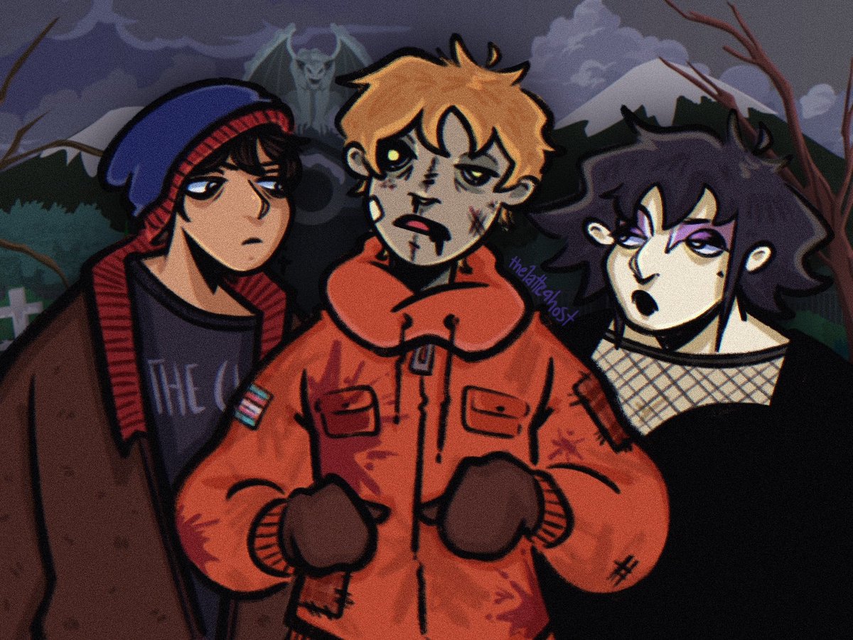 thelatteghost's tweet photo. fellas, wyd if a freaky goth girl accidentally brings you boyfriend back to life? #sptwt #KennyMcCormick #StanMarsh #spstenny https://t.co/H7k6mc75Qz