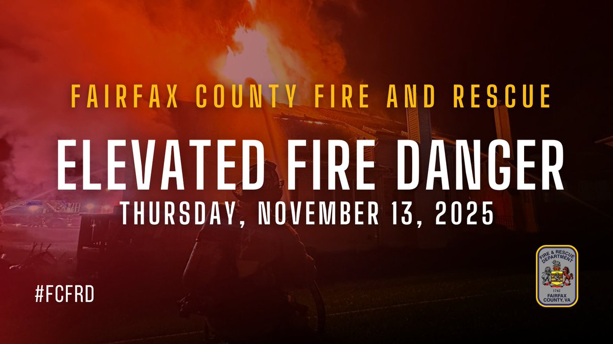 🔥Elevated Fire Danger Today🔥Dry conditions, gusty winds, & low humidity ...