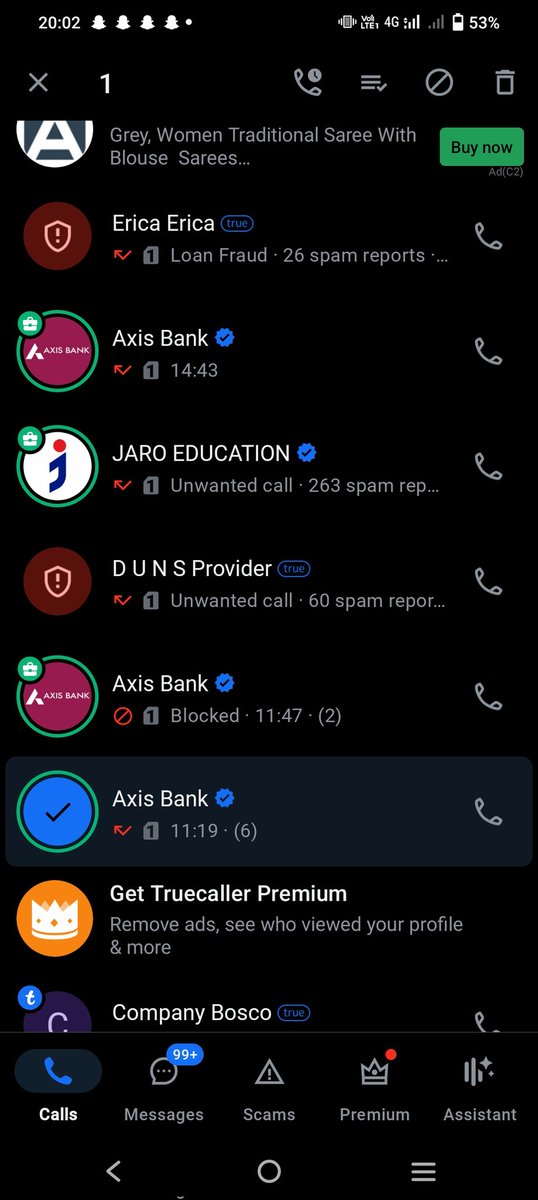 Hey <a href="/AxisBank/">Axis Bank</a> can you get a grip on your promotional calls!? It's getting out of hand per day harassment levels reached. Proof attached