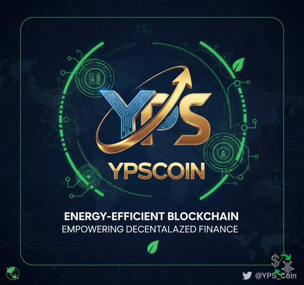 YPSCoin's tweet image. “YPS Coin is committed to energy-efficient blockchain operations and empowering decentralized finance.”
YPSCoin #Crypto #DeFi #Staking #Blockchain #Web3 #BinanceSmartChain