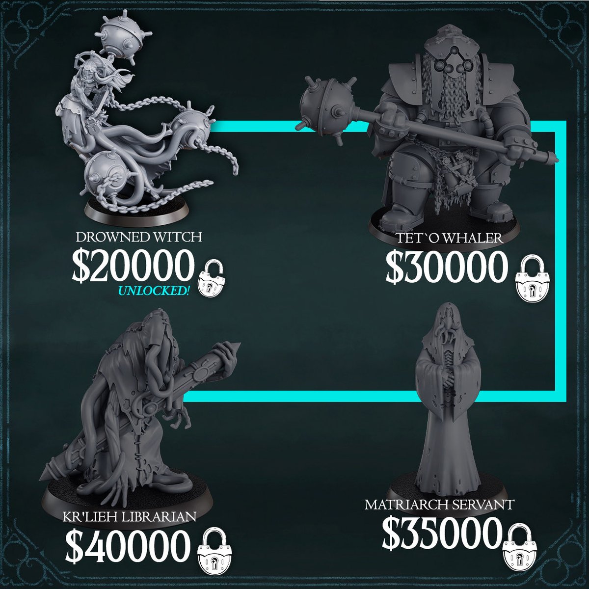 We’ve just unlocked our first goal on Disciple of Tet’o!⚓️

And just look at the milestones waiting ahead… even darker horrors are yet to surface 💀

Support the project now while the early bird is still available ⌛️

kickstarter.com/projects/dakka…