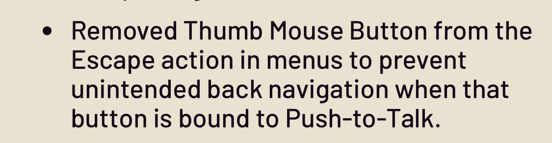 Biggest W of the update