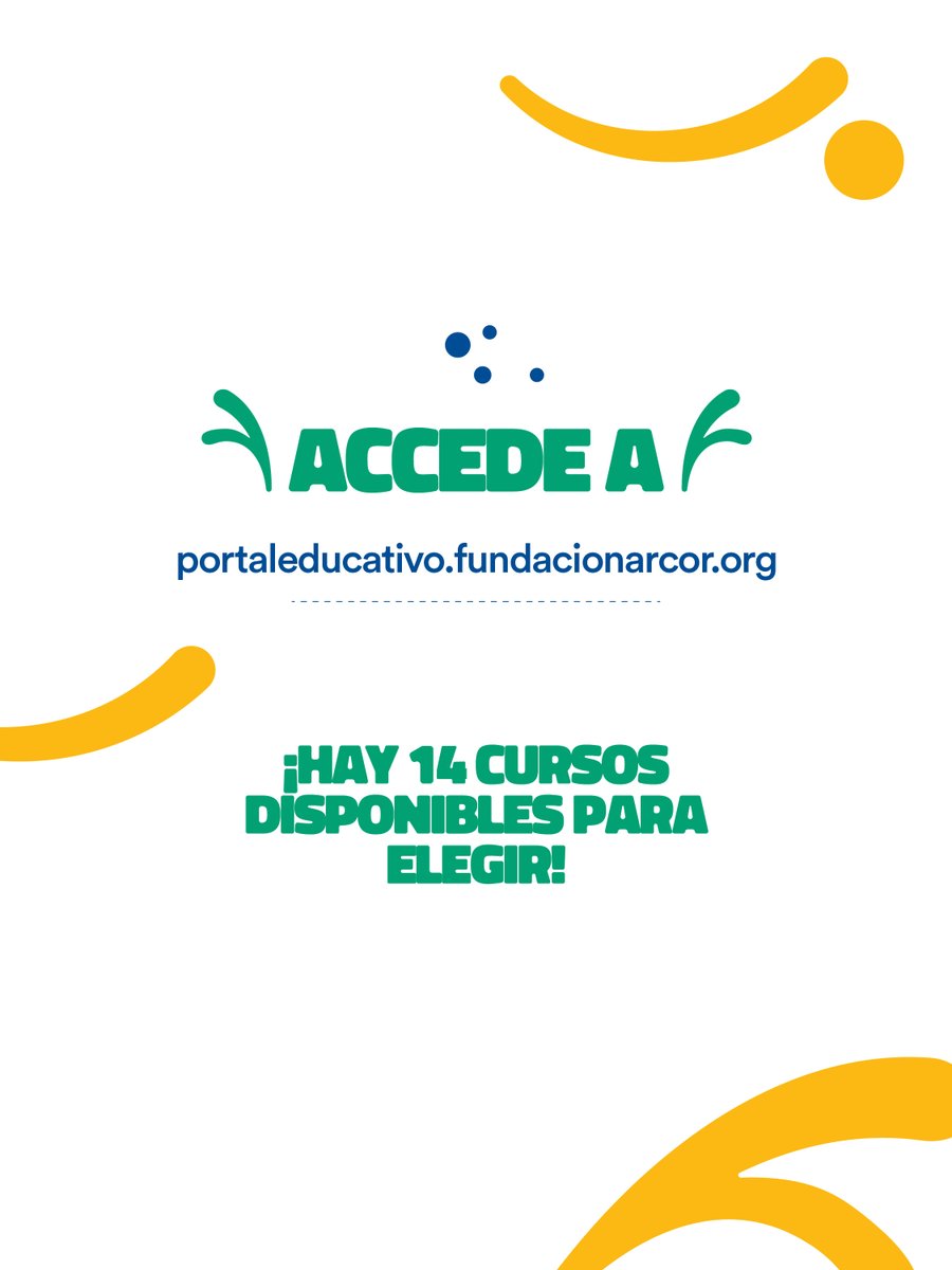 Si trabajas con infancias, apúntate al curso autogestionado: "Derechos de los niños, niñas y adolescentes" y suma nuevas herramientas.
Disponible online durante 15 días, junto a otras 13 opciones de capacitaciones online: portaleducativo.fundacionarcor.org