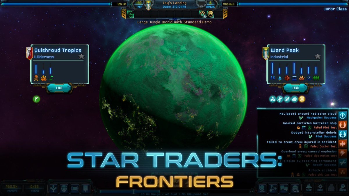 Star Traders: Frontiers, sci-fi captain RPG tweet media