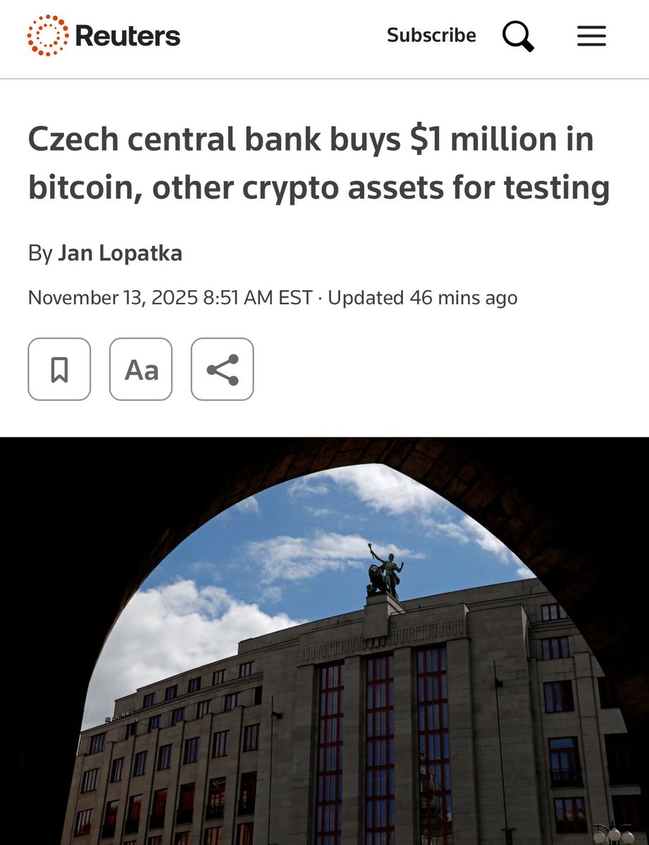 CENTRAL BANKS ARE BUYING BITCOIN