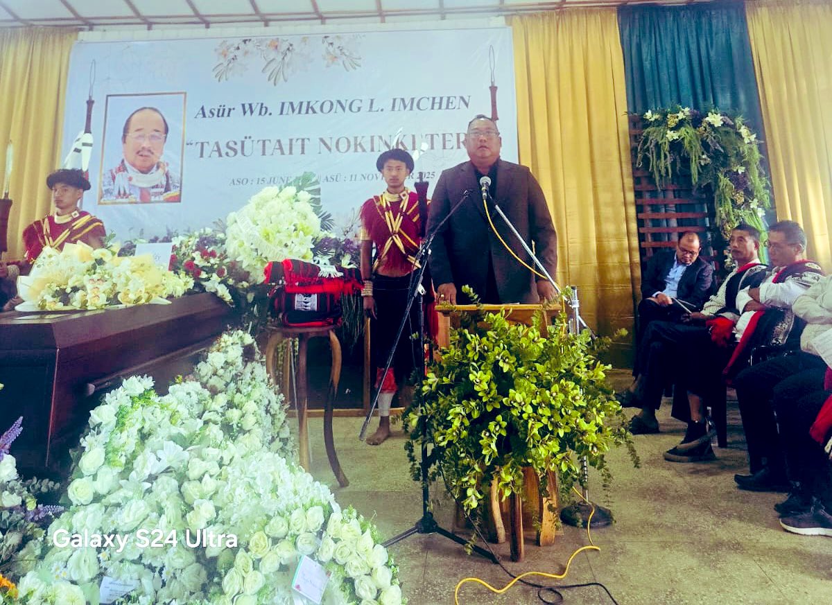 Paid my respect at the funeral service of Late Shri Imkong L. Imchen, Hon’ble MLA and Advisor, at his native village, Mangmetong, Mokokchung District, this morning.
A man of integrity and dedication, his service, wisdom, and guidance will be deeply missed.
May his noble soul rest