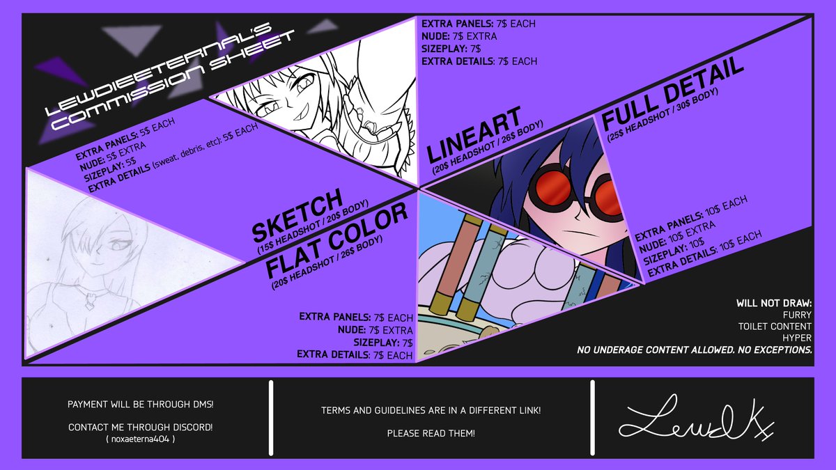LewdieEternal's tweet photo. Slots are open once again! 

My conditions shall be posted below this post. https://t.co/rFrEDqM3tx
