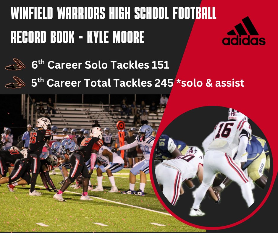 Congratulations to Beau Schulte, Timmy Emmons, &amp; Kyle Moore. You’ve officially made history, your name is forever written in the record books. What makes this moment even more powerful is the impact you had on this football program. #BeTheChampion <a href="/TimmyEmmons/">Timmy Emmons</a> <a href="/goWINFIELD/">Winfield Activities</a>