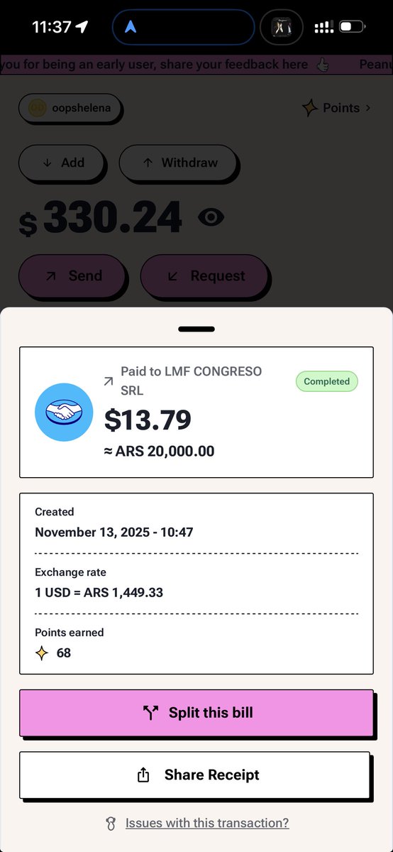 cool girls go gym even during the conferences

btw this is La Mecca Fitness Congreso, $20,000 ARS for a daily pass, can pay with <a href="/joinpeanut/">Peanut</a> QR in stables ($13.79 USD)

loved this gym, its on a fancies side (I dont like wild prison-ressembling gyms)